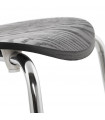 Chaise design noir en bois Knight