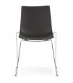 Chaise design noir en plastique Oxford
