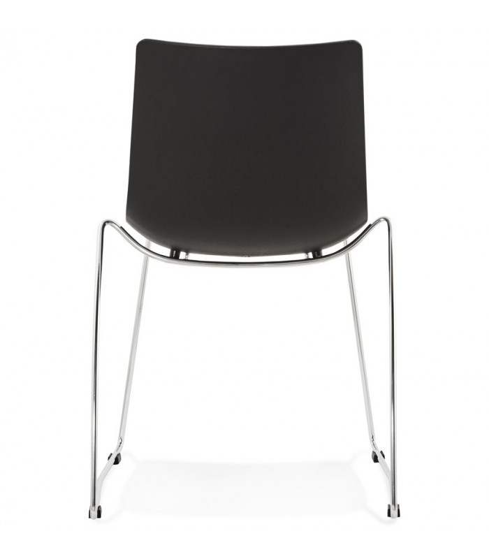 Chaise design noir en plastique Oxford