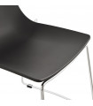 Chaise design noir en plastique Oxford