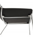 Chaise design noir en plastique Oxford