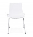 Chaise design blanc en plastique Oxford