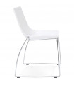 Chaise design blanc en plastique Oxford