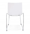 Chaise design blanc en plastique Oxford
