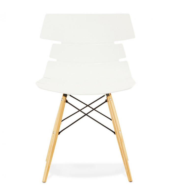 Chaise design blanc en plastique Nautical