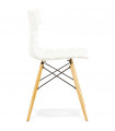 Chaise design blanc en plastique Nautical