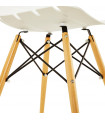 Chaise design blanc en plastique Nautical
