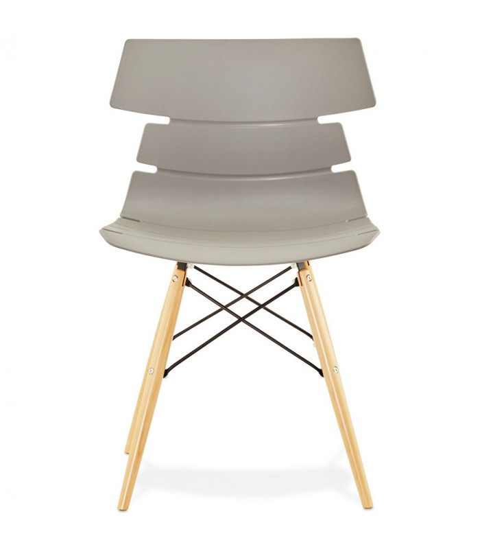 Chaise design gris en plastique Nautical