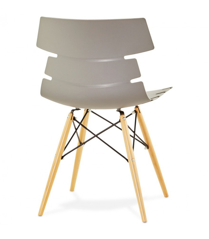Chaise design gris en plastique Nautical