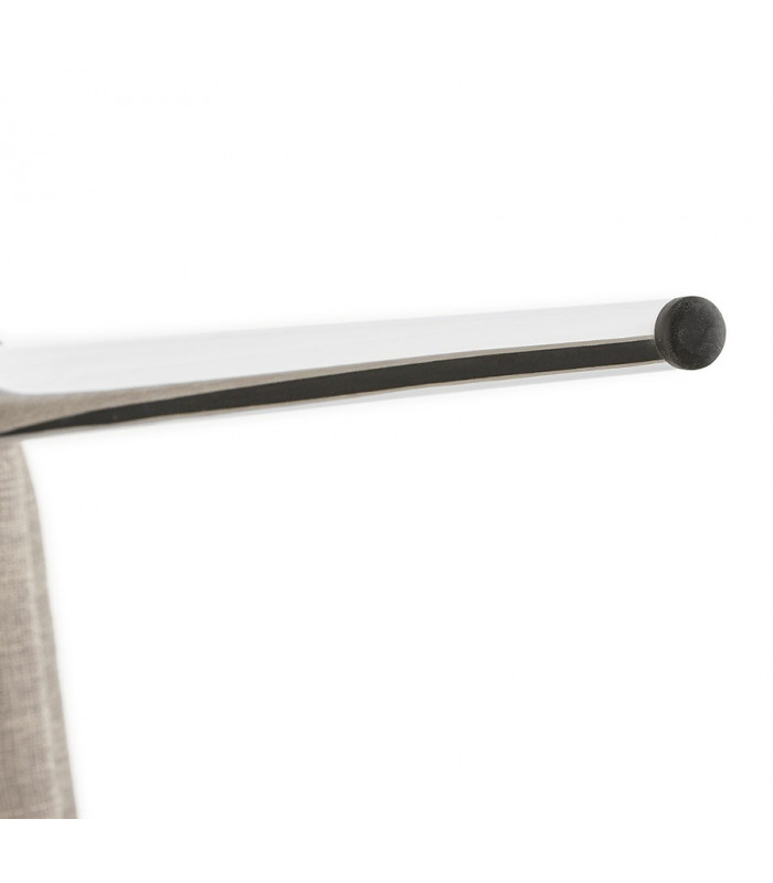 Chaise design gris en tissu Avery
