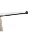 Chaise design gris en tissu Avery