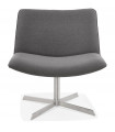 Chaise design gris foncé en tissu Arlow