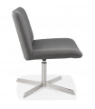Chaise design gris foncé en tissu Arlow