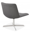 Chaise design gris foncé en tissu Arlow