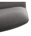 Chaise design gris foncé en tissu Arlow