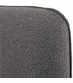 Chaise design gris foncé en tissu Arlow