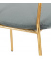 Chaise design gris en tissu Bodenn