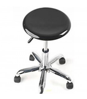 tabouret bas noir en plastique Alda