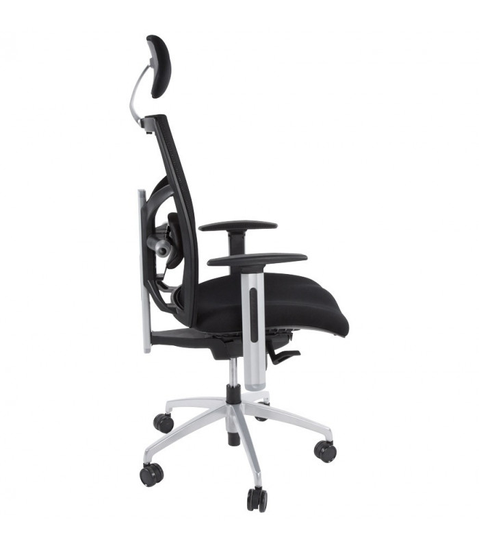 fauteuil de bureau noir en tissu Ice