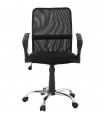 fauteuil de bureau noir en tissu Easton
