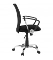 fauteuil de bureau noir en tissu Easton