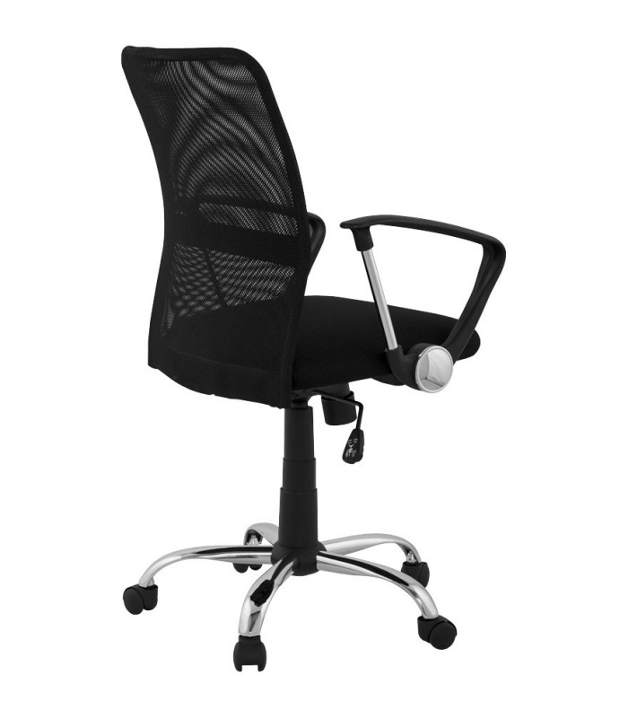fauteuil de bureau noir en tissu Easton