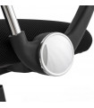 fauteuil de bureau noir en tissu Easton