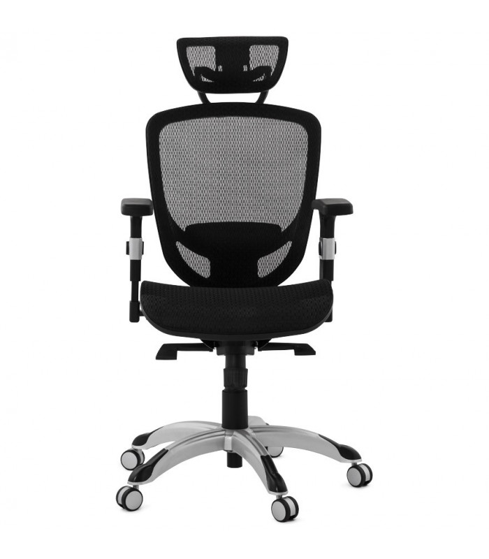 fauteuil de bureau noir en tissu Fargo