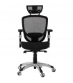 fauteuil de bureau noir en tissu Fargo