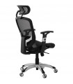 fauteuil de bureau noir en tissu Fargo