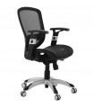 fauteuil de bureau noir en tissu Fargo