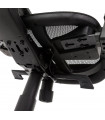 fauteuil de bureau noir en tissu Fargo