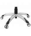 fauteuil de bureau noir en tissu Fargo