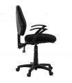 fauteuil de bureau noir en tissu Amphi