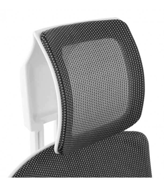 fauteuil de bureau noir en tissu Marlena