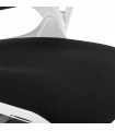 fauteuil de bureau noir en tissu Marlena