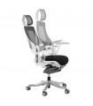 fauteuil de bureau noir en tissu Marlena
