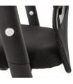 Fauteuil de bureau noir en tissu Mornington