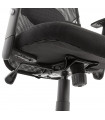 Fauteuil de bureau noir en tissu Mornington