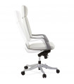 Fauteuil de bureau gris en tissu Agate