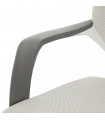 Fauteuil de bureau gris en tissu Agate
