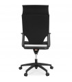 Fauteuil de bureau noir en tissu Melody