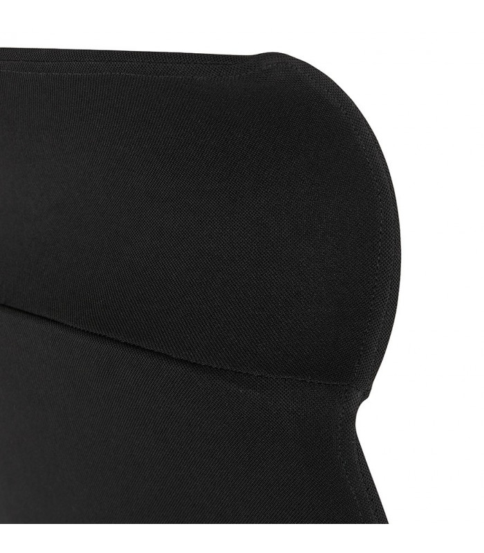 Fauteuil de bureau noir en tissu Melody
