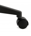 Fauteuil de bureau noir en tissu Lincoln