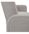 Canapé design gris clair en tissu Haughton