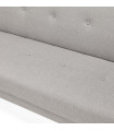 Canapé design gris clair en tissu Haughton