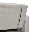 Canapé design gris clair en tissu Haughton