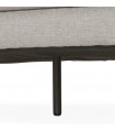 Canapé design gris clair en tissu Haughton