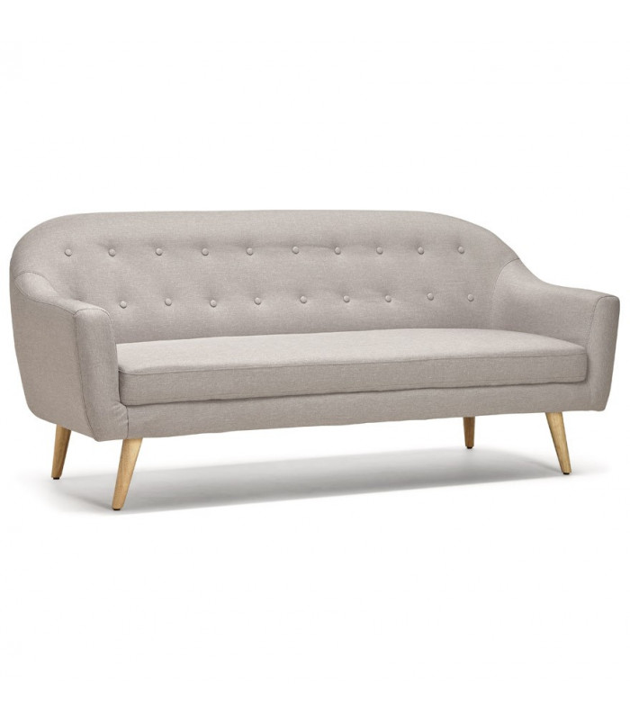 Canapé design gris clair en tissu Altum