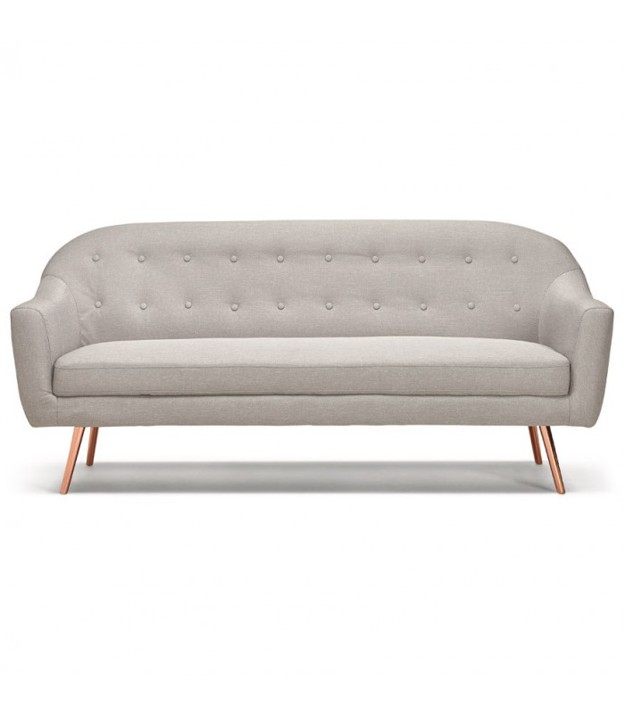 Canapé design gris clair en tissu Altum